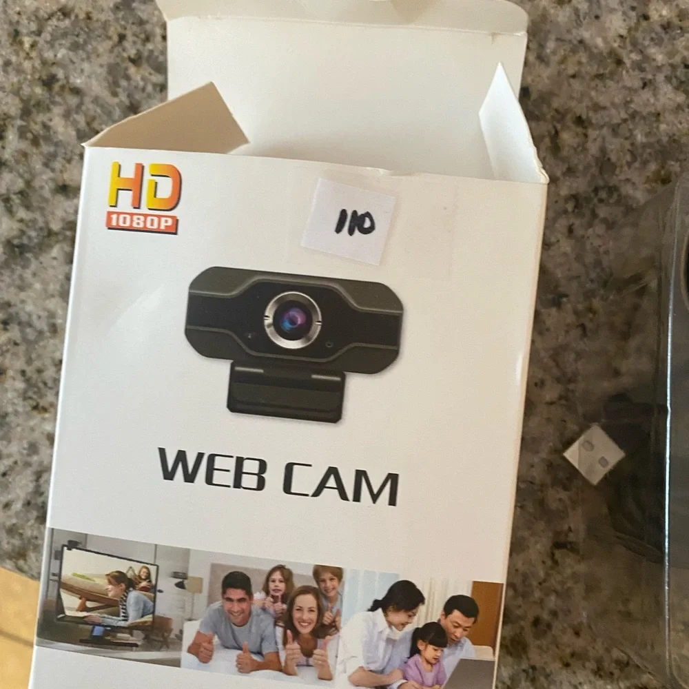 Webcam HD 1080P Webcam Camera with Microphone